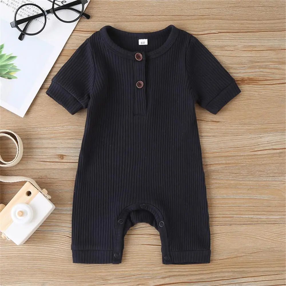 0–18M Baby Summer Romper - Short Sleeve Cotton Jumpsuit for Boys & Girls (5 Colors) - Horizon DealsHorizon Deals3M0–18M Baby Summer Romper - Short Sleeve Cotton Jumpsuit for Boys & Girls (5 Colors)BlackDA104AF2FBFB41058230AF878F20E7AFHorizon Dealseprolo0–18M Baby Summer Romper - Short Sleeve Cotton Jumpsuit for Boys & Girls (5 Colors)