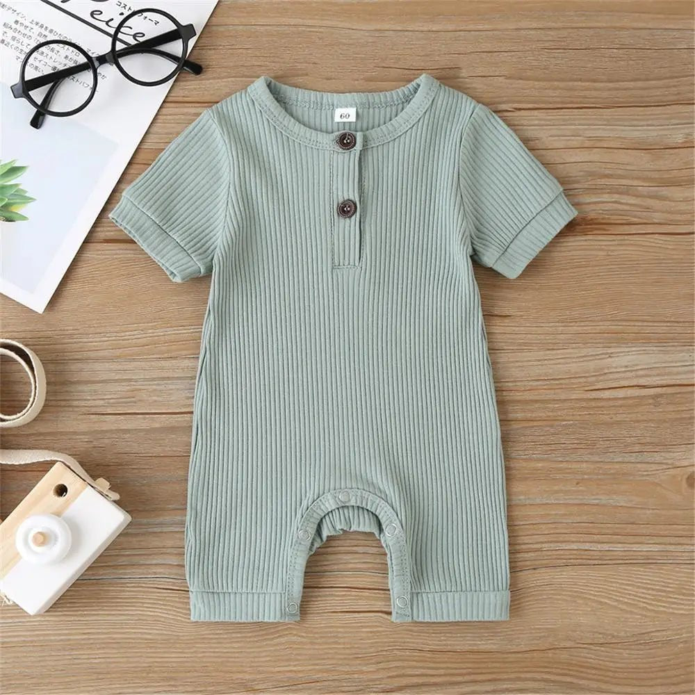 0–18M Baby Summer Romper - Short Sleeve Cotton Jumpsuit for Boys & Girls (5 Colors) - Horizon DealsHorizon Deals3M0–18M Baby Summer Romper - Short Sleeve Cotton Jumpsuit for Boys & Girls (5 Colors)Light GreenE516978DE46B4361B5899EDAB891295FHorizon Dealseprolo0–18M Baby Summer Romper - Short Sleeve Cotton Jumpsuit for Boys & Girls (5 Colors)