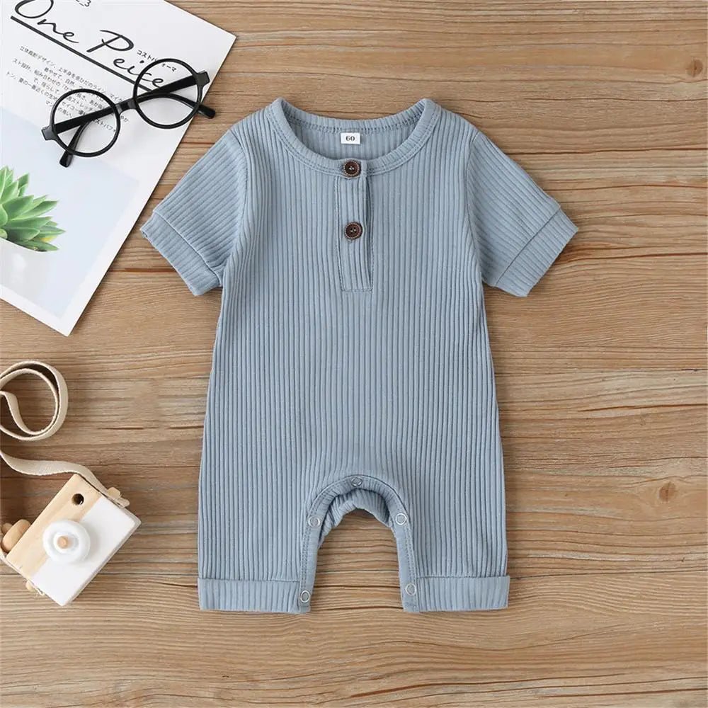 0–18M Baby Summer Romper - Short Sleeve Cotton Jumpsuit for Boys & Girls (5 Colors) - Horizon DealsHorizon Deals3M0–18M Baby Summer Romper - Short Sleeve Cotton Jumpsuit for Boys & Girls (5 Colors)BlueCAB34820CCBC401F88D07E9166016ACCHorizon Dealseprolo0–18M Baby Summer Romper - Short Sleeve Cotton Jumpsuit for Boys & Girls (5 Colors)