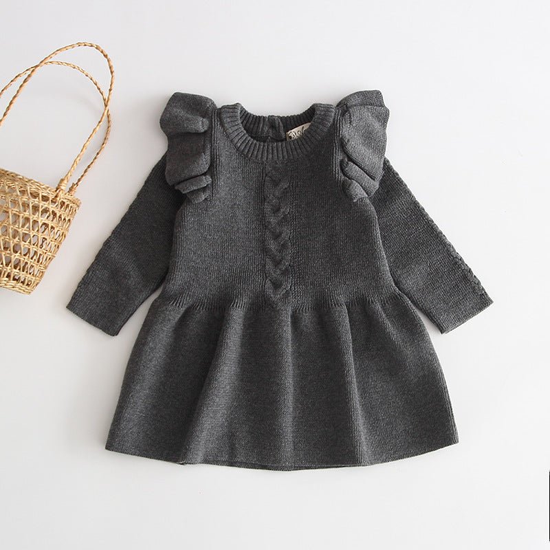 Baby Girl Knitted Sweater Dress - Warm Winter Princess Outfit - Horizon DealsHorizon Deals3 - 6MBaby Girl Knitted Sweater Dress - Warm Winter Princess OutfitgrayCFB672D73DE949488A199EB4E3622C3EHorizon DealseproloBaby Girl Knitted Sweater Dress - Warm Winter Princess Outfit