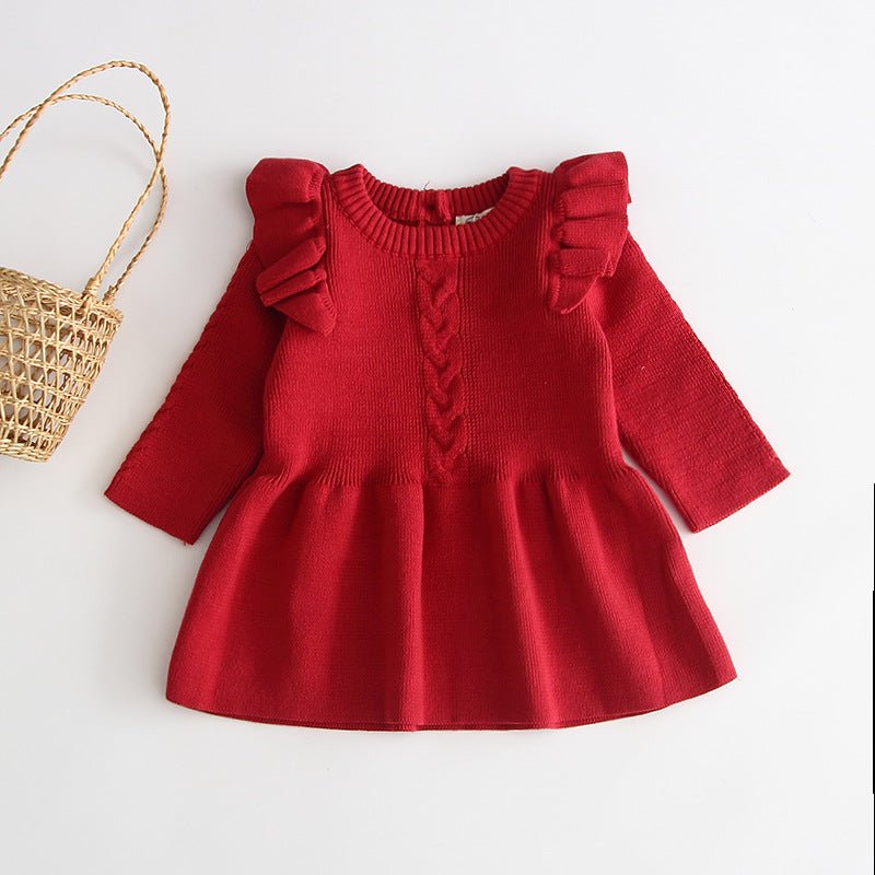 Baby Girl Knitted Sweater Dress - Warm Winter Princess Outfit - Horizon DealsHorizon Deals3 - 6MBaby Girl Knitted Sweater Dress - Warm Winter Princess OutfitgrayCFB672D73DE949488A199EB4E3622C3EHorizon DealseproloBaby Girl Knitted Sweater Dress - Warm Winter Princess Outfit