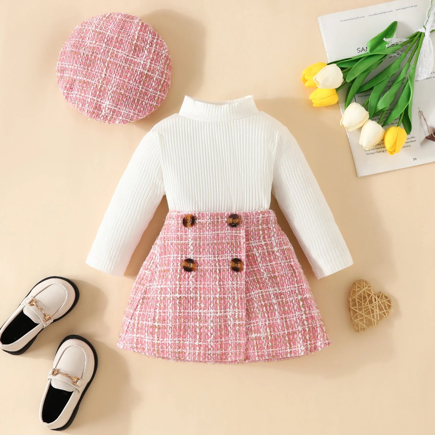 Baby Matching Set - 6M - 3Y Toddler Girls Knit Top, Plaid Skirt & Hat - Fall/Spring Outfit - Horizon DealsHorizon Deals6 - 9MonthsBaby Matching Set - 6M - 3Y Toddler Girls Knit Top, Plaid Skirt & Hat - Fall/Spring OutfitblackCDDD342347924118B704E88D81C9CA97Horizon DealseproloBaby Matching Set - 6M - 3Y Toddler Girls Knit Top, Plaid Skirt & Hat - Fall/Spring Outfit