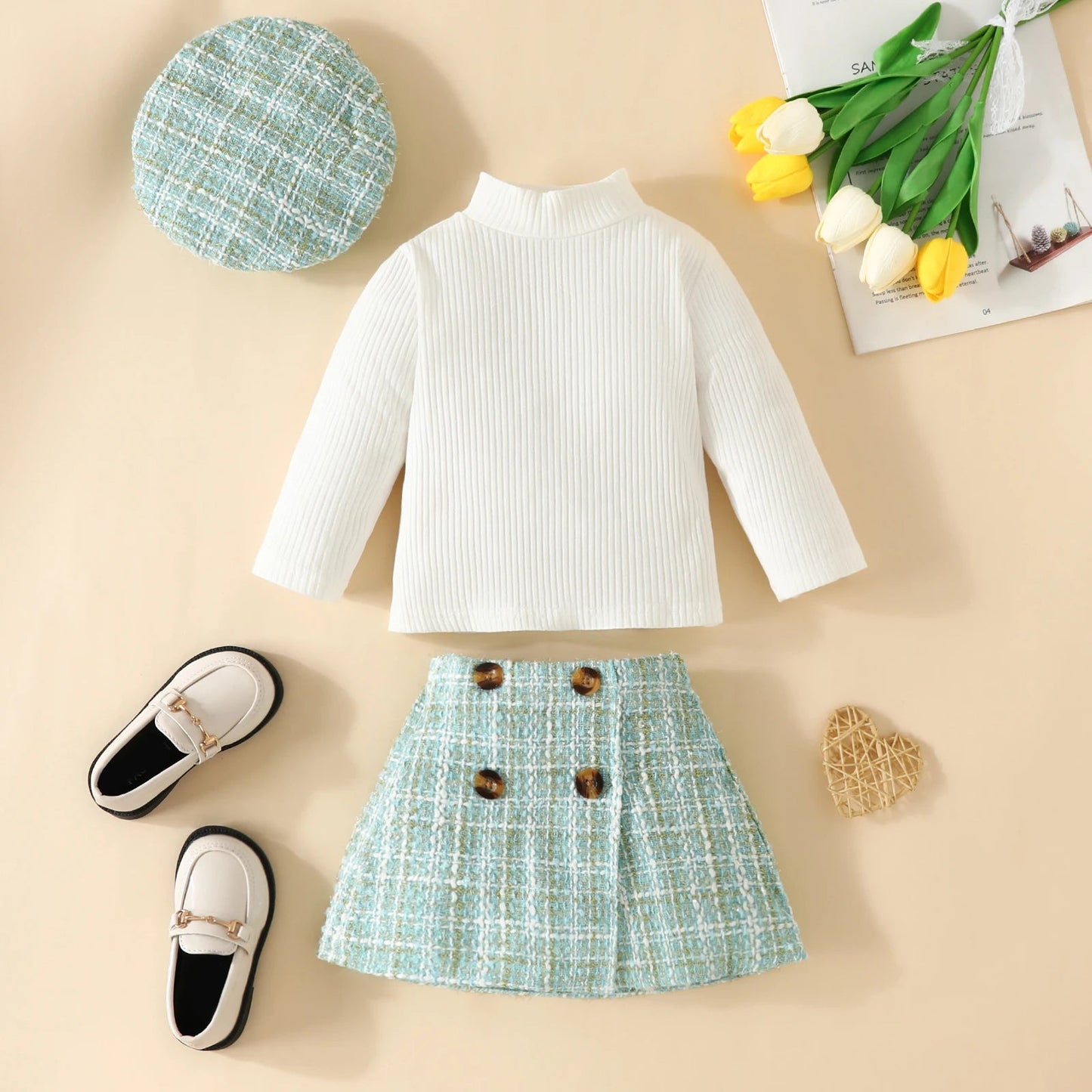 Baby Matching Set - 6M - 3Y Toddler Girls Knit Top, Plaid Skirt & Hat - Fall/Spring Outfit - Horizon DealsHorizon Deals6 - 9MonthsBaby Matching Set - 6M - 3Y Toddler Girls Knit Top, Plaid Skirt & Hat - Fall/Spring OutfitblackCDDD342347924118B704E88D81C9CA97Horizon DealseproloBaby Matching Set - 6M - 3Y Toddler Girls Knit Top, Plaid Skirt & Hat - Fall/Spring Outfit