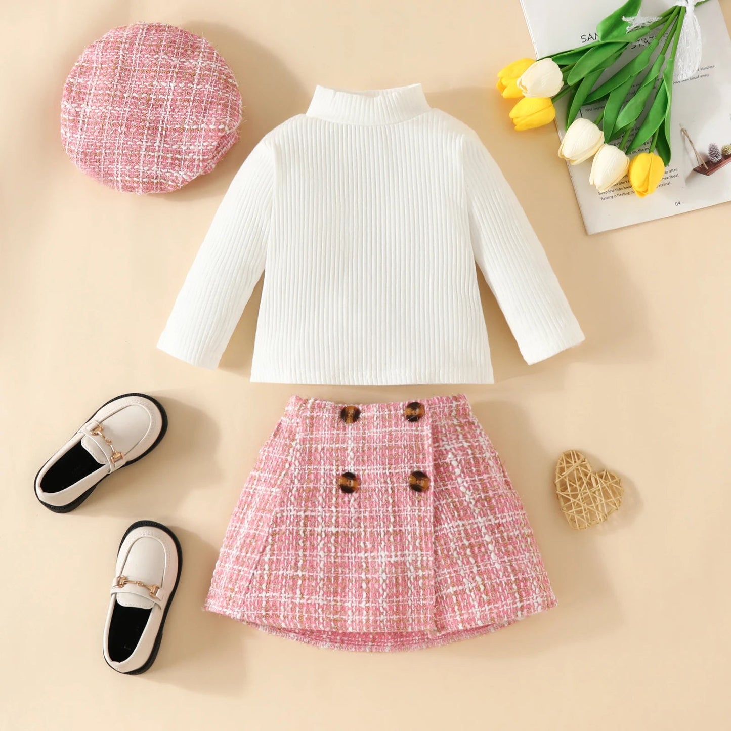Baby Matching Set - 6M - 3Y Toddler Girls Knit Top, Plaid Skirt & Hat - Fall/Spring Outfit - Horizon DealsHorizon Deals6 - 9MonthsBaby Matching Set - 6M - 3Y Toddler Girls Knit Top, Plaid Skirt & Hat - Fall/Spring OutfitblackCDDD342347924118B704E88D81C9CA97Horizon DealseproloBaby Matching Set - 6M - 3Y Toddler Girls Knit Top, Plaid Skirt & Hat - Fall/Spring Outfit