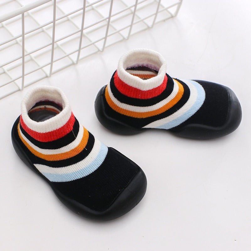 Baby Non - Slip Socks - Horizon DealsHorizon Deals20 - 21Baby Non - Slip SocksRainbow Black Colorful BarC046BD469BD145F2A5DE2F49091F168AHorizon DealseproloBaby Non - Slip Socks