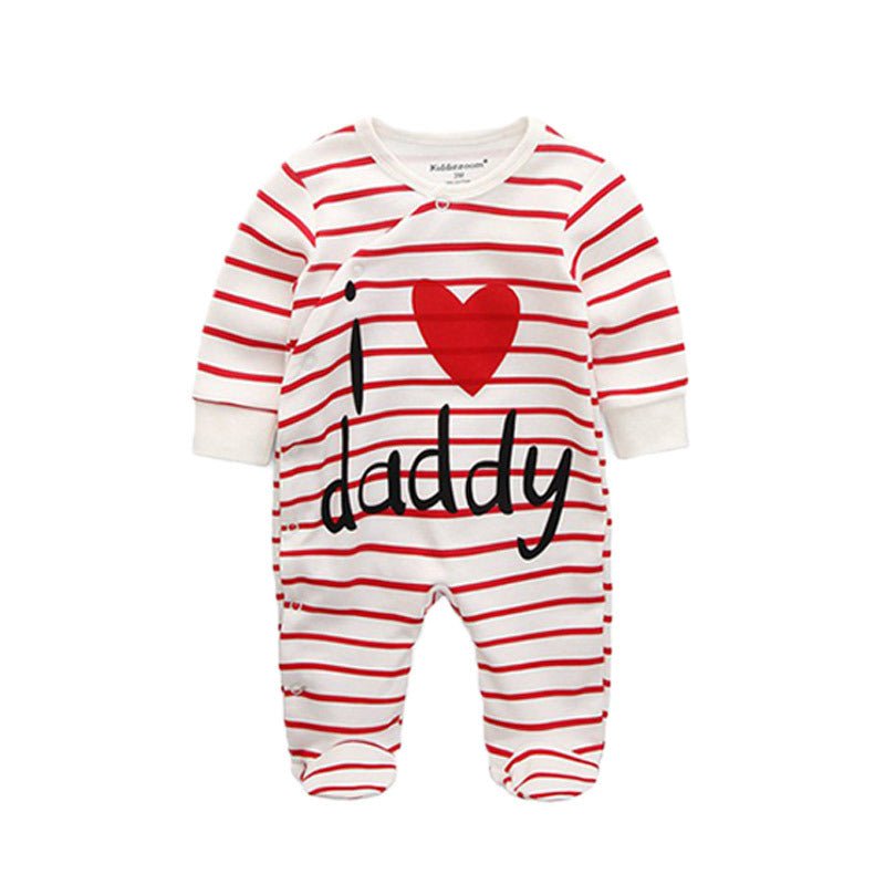 Cotton Long - Sleeve Baby Jumpsuit - Casual And Comfortable - Unisex - Horizon DealsHorizon Deals0 - 3MCotton Long - Sleeve Baby Jumpsuit - Casual And Comfortable - UnisexI love daddy with red stripes93AD7C4A1BE44A288E6065B0042DC5B4Horizon DealseproloCotton Long - Sleeve Baby Jumpsuit - Casual And Comfortable - Unisex