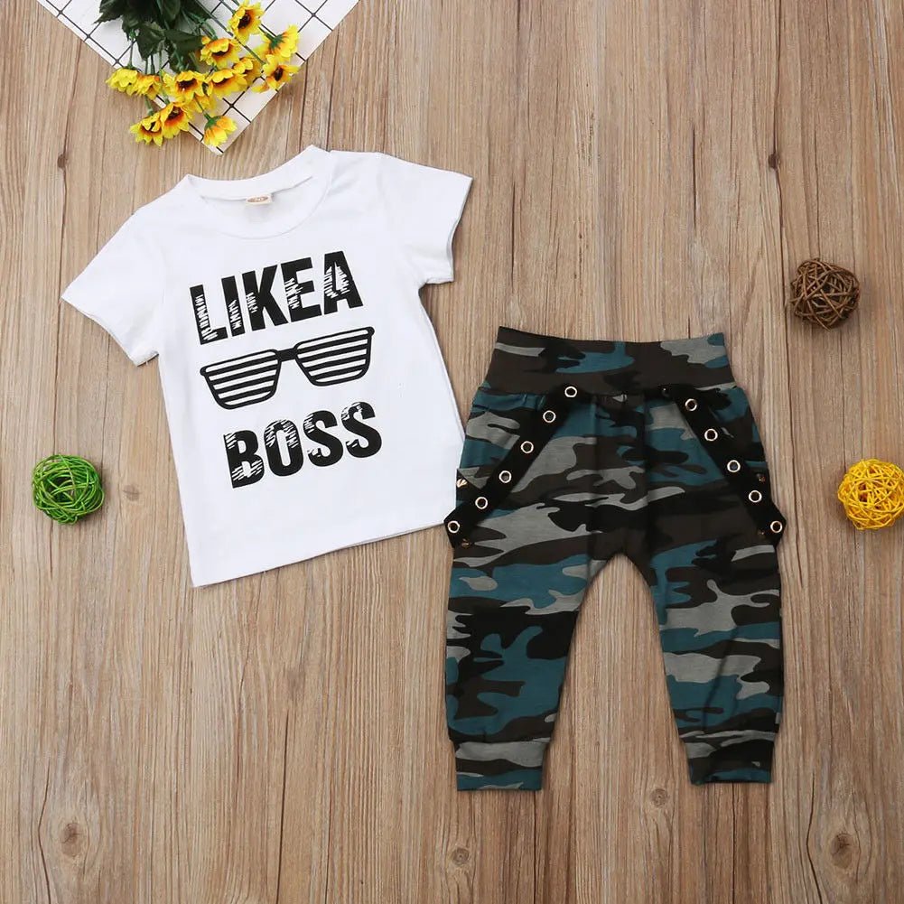 Newborn & Toddler Boys Clothes Set - Cute Short Sleeve T-Shirt & Pants Outfit - Horizon DealsHorizon Deals6 - 12MNewborn & Toddler Boys Clothes Set - Cute Short Sleeve T-Shirt & Pants OutfitWHITE917A27B113684E589AB385D765526877Horizon DealseproloNewborn & Toddler Boys Clothes Set - Cute Short Sleeve T-Shirt & Pants Outfit