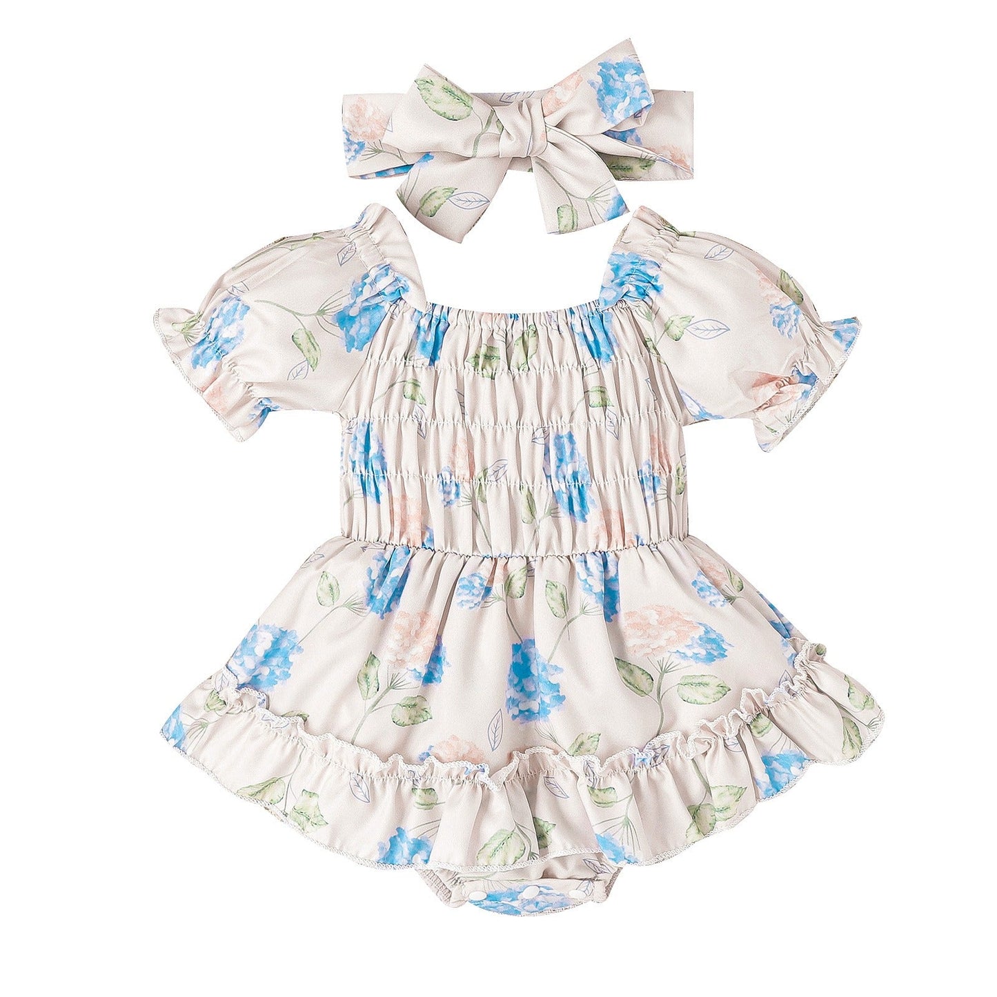 Two - Tone Floral Hem Baby & Toddler Jumpsuit - Horizon DealsHorizon Deals6 - 12MTwo - Tone Floral Hem Baby & Toddler JumpsuitApricot36E53F0B086F433DA9C68591C43ACC1DHorizon DealseproloTwo - Tone Floral Hem Baby & Toddler Jumpsuit