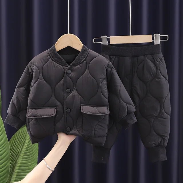 Winter Boys Clothing Set - Alphabet Coat & Pants 2 - Piece Outfit for 1–5 Years - Horizon DealsHorizon Deals9M - 12MWinter Boys Clothing Set - Alphabet Coat & Pants 2 - Piece Outfit for 1–5 YearsBlack0F379B13B34145ABBA96BDE4AF3CC602Horizon DealseproloWinter Boys Clothing Set - Alphabet Coat & Pants 2 - Piece Outfit for 1–5 Years