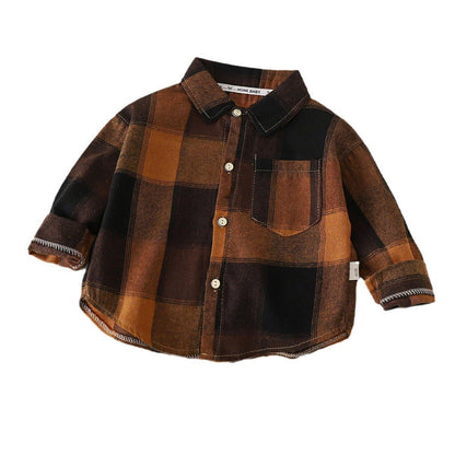 Autumn Toddler Boys Plaid Cotton Shirt - Long Sleeve Loose Fit Top with Turn - Down Collar - Horizon DealsHorizon Deals80Recommended height73/80cmAutumn Toddler Boys Plaid Cotton Shirt - Long Sleeve Loose Fit Top with Turn - Down CollarBlack Green Grid568EBABBBB514D94B377B397876BC440Horizon DealseproloAutumn Toddler Boys Plaid Cotton Shirt - Long Sleeve Loose Fit Top with Turn - Down Collar