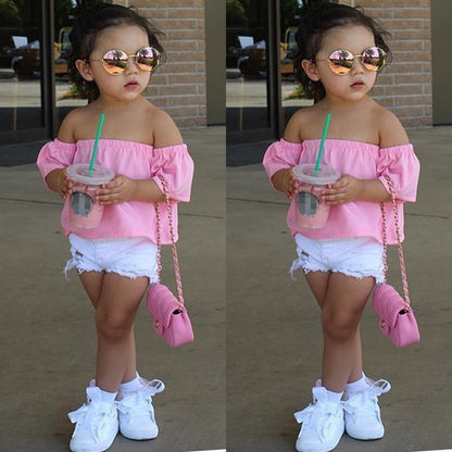 Baby Girls Blouses Fashion Toddler Infant Baby Kids Girls Off - shoulder Shirt Tops - Horizon DealsHorizon Deals12MBaby Girls Blouses Fashion Toddler Infant Baby Kids Girls Off - shoulder Shirt TopsPink68971083B9ED4BD19A68F1E5307FD361Horizon DealseproloBaby Girls Blouses Fashion Toddler Infant Baby Kids Girls Off - shoulder Shirt Tops