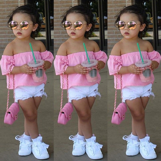 Baby Girls Blouses Fashion Toddler Infant Baby Kids Girls Off - shoulder Shirt Tops - Horizon DealsHorizon Deals12MBaby Girls Blouses Fashion Toddler Infant Baby Kids Girls Off - shoulder Shirt TopsPink68971083B9ED4BD19A68F1E5307FD361Horizon DealseproloBaby Girls Blouses Fashion Toddler Infant Baby Kids Girls Off - shoulder Shirt Tops