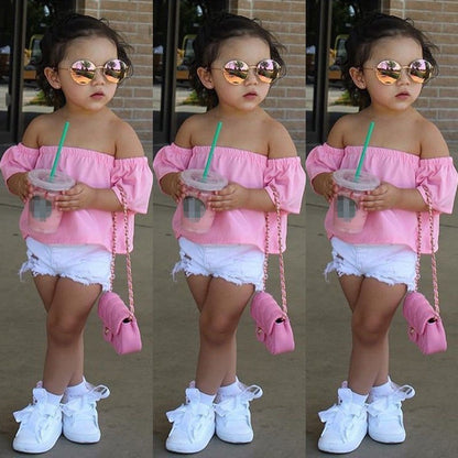 Baby Girls Blouses Fashion Toddler Infant Baby Kids Girls Off - shoulder Shirt Tops - Horizon DealsHorizon Deals12MBaby Girls Blouses Fashion Toddler Infant Baby Kids Girls Off - shoulder Shirt TopsPink68971083B9ED4BD19A68F1E5307FD361Horizon DealseproloBaby Girls Blouses Fashion Toddler Infant Baby Kids Girls Off - shoulder Shirt Tops