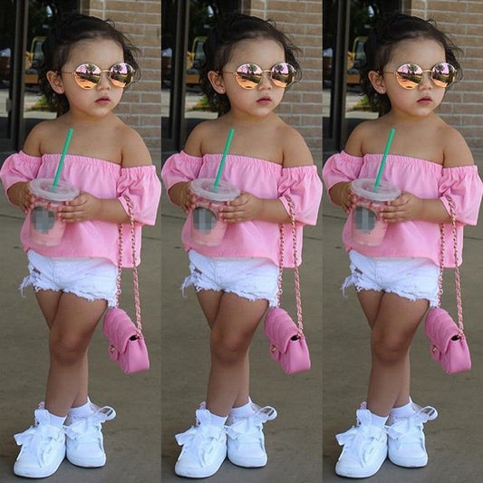 Baby Girls Blouses Fashion Toddler Infant Baby Kids Girls Off - shoulder Shirt Tops - Horizon DealsHorizon Deals12MBaby Girls Blouses Fashion Toddler Infant Baby Kids Girls Off - shoulder Shirt TopsPink68971083B9ED4BD19A68F1E5307FD361Horizon DealseproloBaby Girls Blouses Fashion Toddler Infant Baby Kids Girls Off - shoulder Shirt Tops