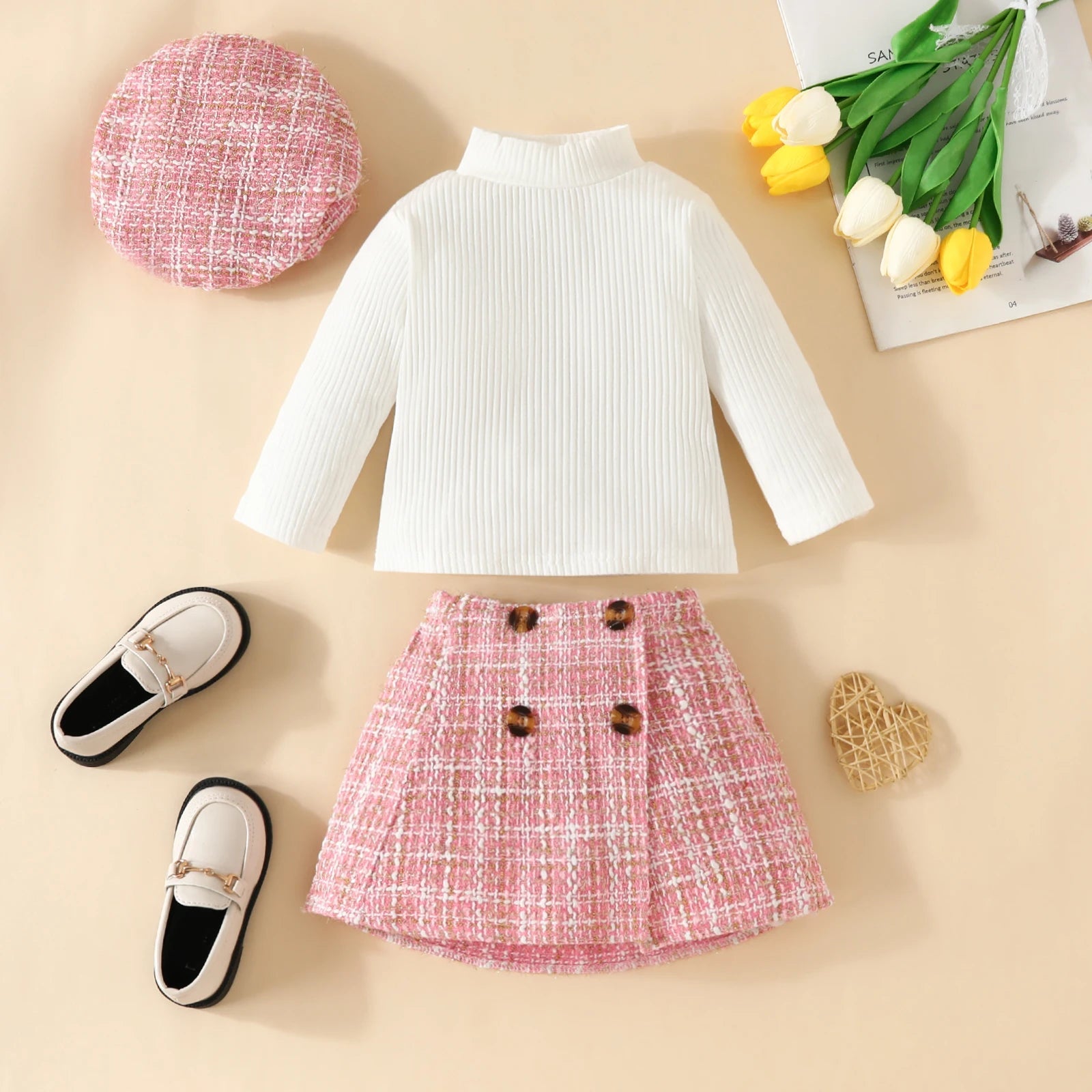 Baby Matching Set - 6M - 3Y Toddler Girls Knit Top, Plaid Skirt & Hat - Fall/Spring Outfit - Horizon DealsHorizon Deals6 - 9MonthsBaby Matching Set - 6M - 3Y Toddler Girls Knit Top, Plaid Skirt & Hat - Fall/Spring OutfitblackCDDD342347924118B704E88D81C9CA97Horizon DealseproloBaby Matching Set - 6M - 3Y Toddler Girls Knit Top, Plaid Skirt & Hat - Fall/Spring Outfit