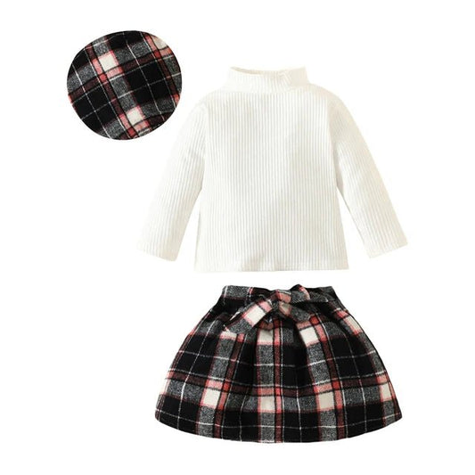 Baby Matching Set - 6M - 3Y Toddler Girls Knit Top, Plaid Skirt & Hat - Fall/Spring Outfit - Horizon DealsHorizon Deals6 - 9MonthsBaby Matching Set - 6M - 3Y Toddler Girls Knit Top, Plaid Skirt & Hat - Fall/Spring OutfitblackCDDD342347924118B704E88D81C9CA97Horizon DealseproloBaby Matching Set - 6M - 3Y Toddler Girls Knit Top, Plaid Skirt & Hat - Fall/Spring Outfit
