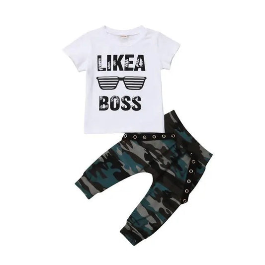 Newborn & Toddler Boys Clothes Set - Cute Short Sleeve T-Shirt & Pants Outfit - Horizon DealsHorizon Deals6 - 12MNewborn & Toddler Boys Clothes Set - Cute Short Sleeve T-Shirt & Pants OutfitWHITE917A27B113684E589AB385D765526877Horizon DealseproloNewborn & Toddler Boys Clothes Set - Cute Short Sleeve T-Shirt & Pants Outfit