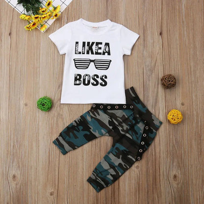 Newborn & Toddler Boys Clothes Set - Cute Short Sleeve T-Shirt & Pants Outfit - Horizon DealsHorizon Deals6 - 12MNewborn & Toddler Boys Clothes Set - Cute Short Sleeve T-Shirt & Pants OutfitWHITE917A27B113684E589AB385D765526877Horizon DealseproloNewborn & Toddler Boys Clothes Set - Cute Short Sleeve T-Shirt & Pants Outfit