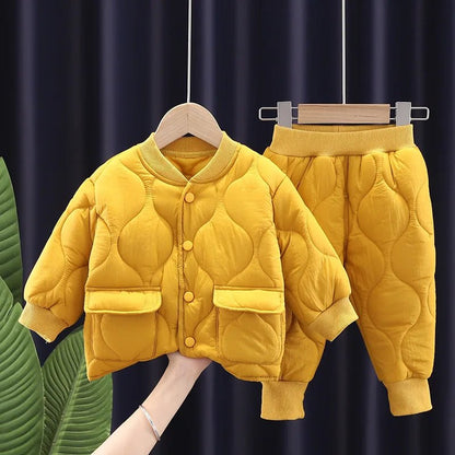Winter Boys Clothing Set - Alphabet Coat & Pants 2 - Piece Outfit for 1–5 Years - Horizon DealsHorizon Deals9M - 12MWinter Boys Clothing Set - Alphabet Coat & Pants 2 - Piece Outfit for 1–5 YearsYellow76A090762D2848E19EAFA2FF30859EAAHorizon DealseproloWinter Boys Clothing Set - Alphabet Coat & Pants 2 - Piece Outfit for 1–5 Years